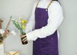 Double Sided Color Kitchen Cooking Cotton Work Apron For Daily Use