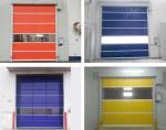 High Speed PVC Roll Up Rapid Shutter Door 304 Stainless Steel Material Manual