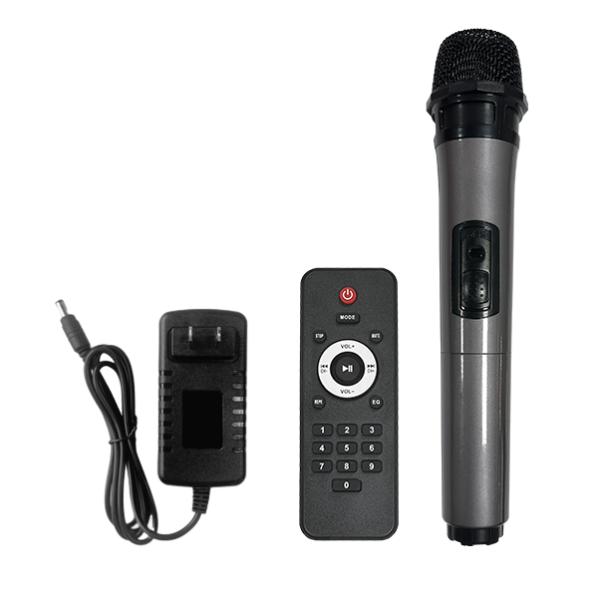 Plastic Bluetooth Party Box Speaker with Adapter 9V 1.5A and Cabinet Material