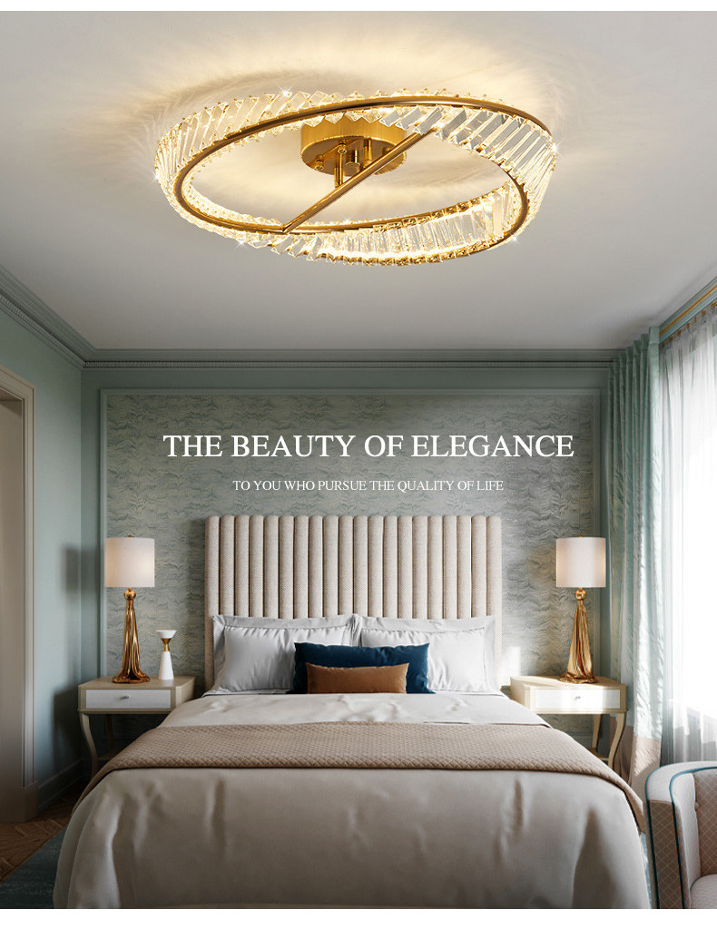 Nordic Luxury Ceiling Lamp Creative Living Room Dining Room Crystal Ceiling Chandelier(WH-CA-101)
