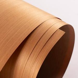 China Decorative Teak Wood Veneer , Engineered Reconstituted Wood Veneer Sheet on sale