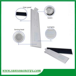 Wholesale 50w integrated solar street light, high lumen energy saving all in one solar street light easy installation from china suppliers