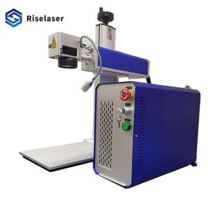 China Integrated Circuit Chips Nameplate Fiber Laser Marking Machine With Raycus on sale