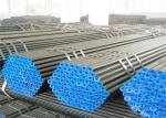 ASTM A53-2007 Black Lacquer Coating Carbon Steel Pipe OD 21.3 - 610 mm High