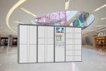 Keyless Indoor Parcel Delivery Electronic Locker Digital Signage Office Building