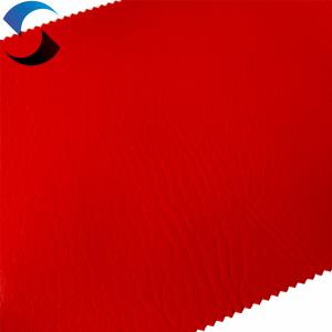 Wholesale Customizable Red Synthetic Leather Fabric Packing 25-50M/Roll 0.45mm from china suppliers
