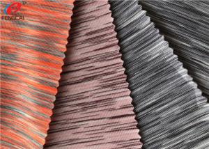 Wholesale Melange Weft Knitted Fabric Yarn Dyed 90 Polyester 10 Spandex Jersey Fabric from china suppliers