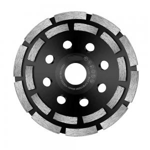 China Diamond Double-Row Grinding Wheels Are Used For Medium-Hard Granite, Brick, Block, Stone Concrete on sale