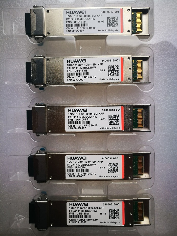 Original SFP Huawei SFP+ 10G-1550NM-80KM-SM 02310PVT OSX080N03