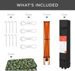 Camouflage Tent, Hiking Camping Full Coverage Tent for Outdoor Accessories,