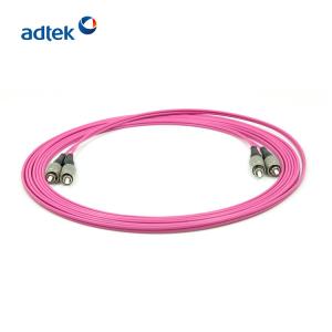 Wholesale 3M PVC / LSZH Fiber Optic Patch Cord Duplex FC-FC 2.0mm 50/125 OM4 from china suppliers
