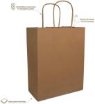 Eco Friendly 80% PCW 8x4x10" Kraft Paper Bag