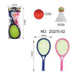 Badminton And Tennis Play Set Play Game Toy With Easy To Grip Colorful Rackets