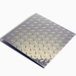 Ss 304 Embossed Stainless Steel Sheet Diamond Checkered Embossing Plate