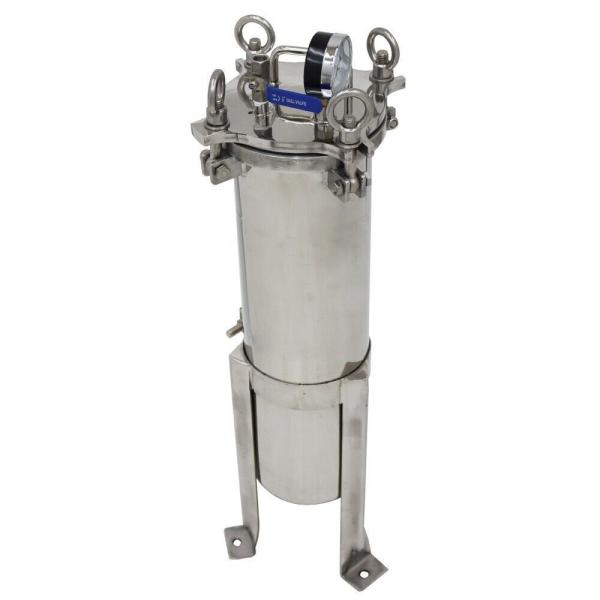 62KG 304 Stainless Steel 100 Psi NPT Bag Filter for Industrial Chemical