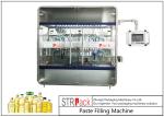 10 Nozzles Cooking Oil Filling Machine , Edible Vegetable Oil Bottling Equipment