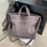 MEN'S AND WOMEN'S CROSSBODY BAG WASHED CANVAS THICKENED HANDBAG LARGE CAPACITY