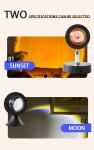 Nordic Mini RGB Sunset Projector Colorful Sunset Light Rainbow Eternal Sunset