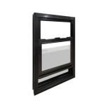 Vertical Sliding Tempered Glass Double Hung Windows With Stainless Steel Screen