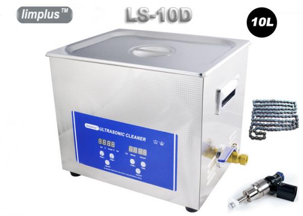 Quality Limplus Bicycle Chain Injector Table Top Ultrasonic Cleaner With Heater , 10 Liter Digital Ultrasonic Cleaner 200w for sale