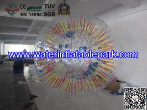 Wholesale 1.0mm Clear Body Inflatable Zorb Ball For Kids , Water Human Hamster Ball from china suppliers
