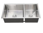 Stainless Steel Undermount Double Kitchen Sink Cupc Approved Handmade Square