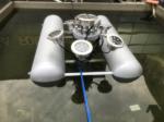 Round Small Musical Dancing Floating Portable Decor Water Fountain For Lake