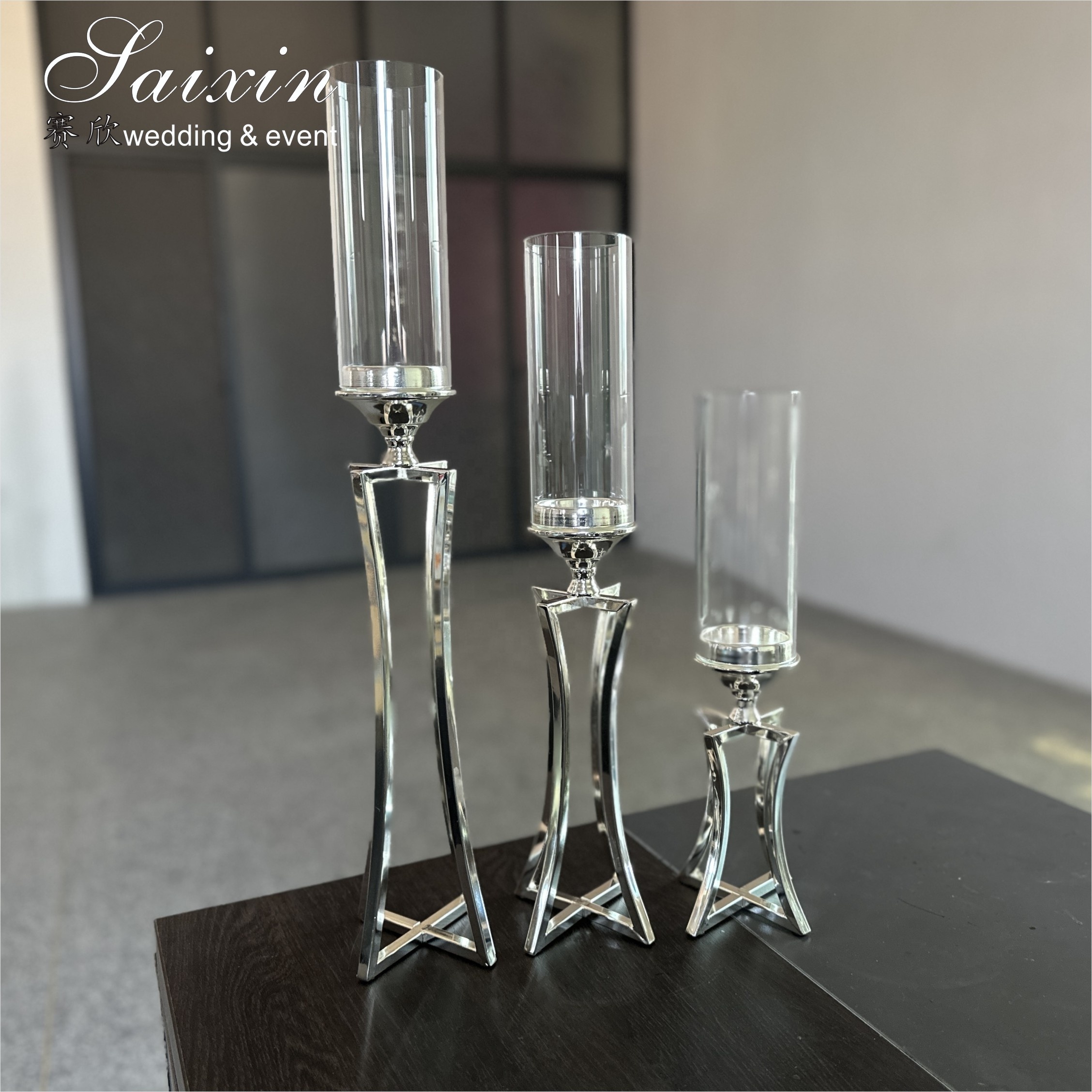 Wholesale Wedding Gold Candle Holder Table Decoration Metal Candlestick Holder Stand