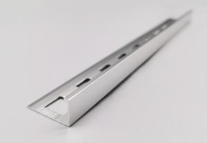 Wholesale L Shaped Aluminium Extrusion Straight Edge Tile Trim With Holes 10mm Height from china suppliers