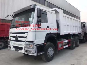 China White Color Sinotruk Howo7 Heavy Duty Dump Truck , 10 Wheeler 20 Tons 6x4 Tipper Truck on sale