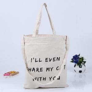 Wholesale Custom Printed Organic shopping small tote drawstring canvas cotton bag from china suppliers
