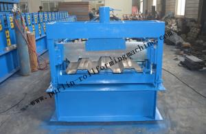 Wholesale Galvanized Steel Floor Deck Roll Forming Machine With Coiler Car , Floor Tile Making Machine from china suppliers