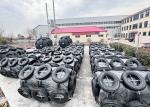 Polyurethane Cylindrical Hot Dip Galvanized Flange Floating Foam Fender