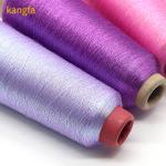 Metallic Embroidery Threads 100% Polyester for Sewing Machine Durable Overlock