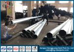 Conical Hot Dip Galvanized Steel Pole ISO9001 Standard Q345 35FT