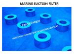 Copper suction filter for ballast tank B125H CB*623-80, copper suction filter