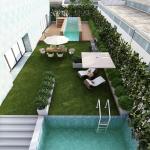 Two Water Pumps Complete Filtration Prefabricated Swimming Pool for Underground