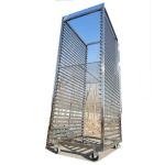 304 Mobile Durable Stainless Steel bread cooling trolley For Storage Cooling