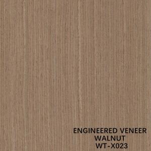 Wholesale Reconstituted Black Walnut Wood Veneer X023 Straight Grain For Cabinet Face from china suppliers