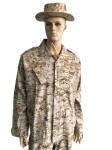 50 / 50 Nylon Cotton Fabric ACU Military Uniform Set For Saudi Army 200gsm