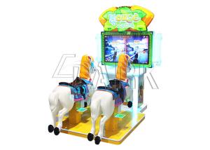 Wholesale Cheap price coin operated storefront video horse racing game EPARK children swing rides on machine for sale from china suppliers