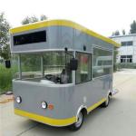 Galvanized Mobile Square Food Trailer 600KG-1400KG Capacity Optional Configurati
