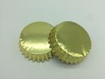 40GSM Aluminum Baking Cups , Gold Foil Mini Cupcake Liners / Holders / Wrappers