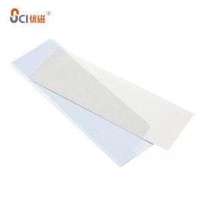 China Writable Magnetic Label Holder White Clear PVC Label Holder Pocket on sale