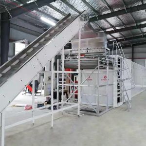 Insulation Interlayer Continuous Mesh Belt Dryer Equipment