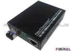 RJ45 LAN Port Fiber Media Converter Gigabit Ethernet With One SFP Slot