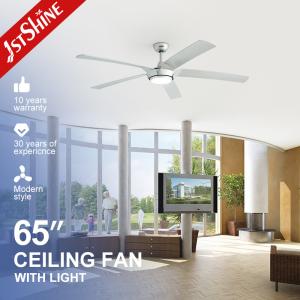 Wholesale Remote Control LED Ceiling Fan High Airflow 5 Blades 65 Inches 2- with Light and Remote from china suppliers