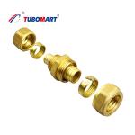 Male Pex Compression Fittings Chrome Plated Finish ISO 9001 / 9002 Certificated
