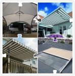 100%P 600D Oxford Fabric Coated Waterproof Canopy Fabric Yarn-Dyed Anti-Tear UV