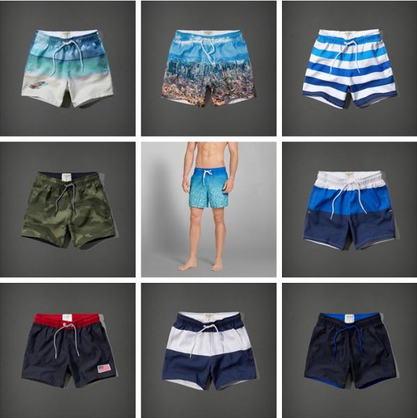 Quality free sample summer beachwear good design men's swimming trunks for sale